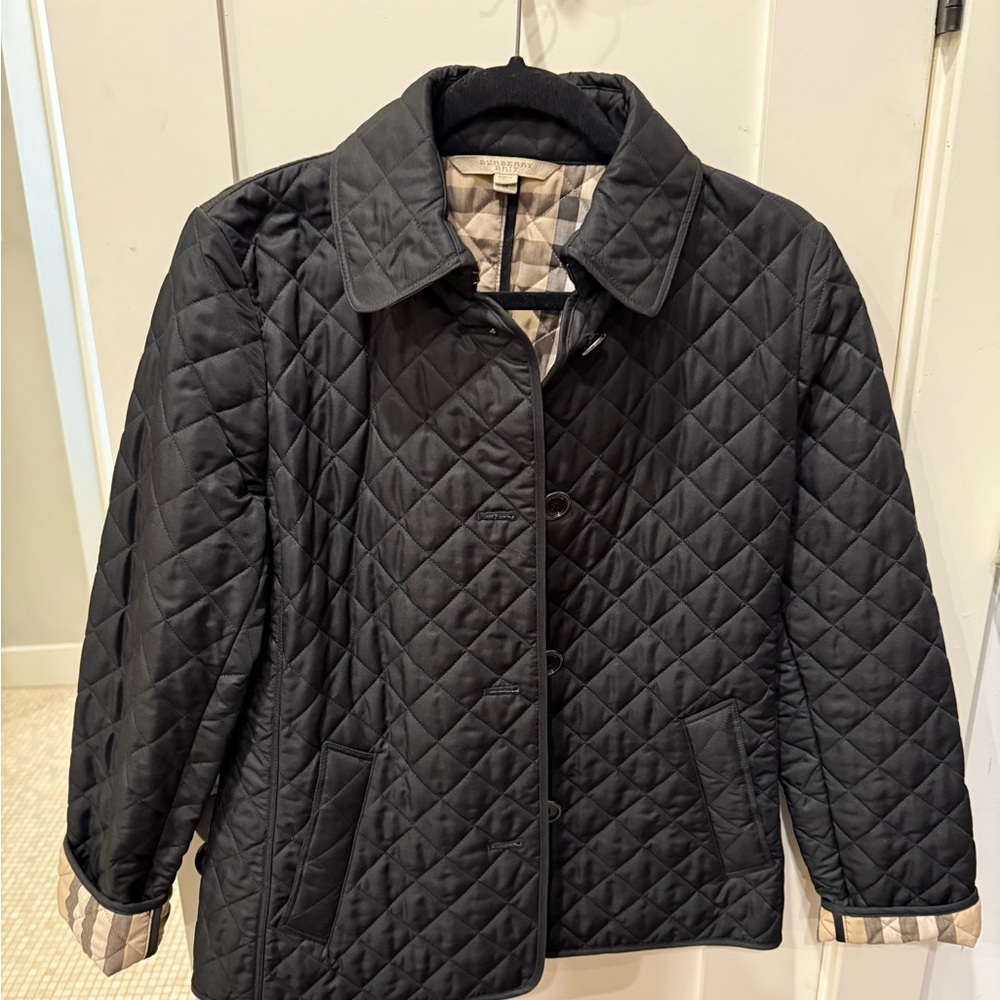 Burberry Black Quilted Puffer Jacket